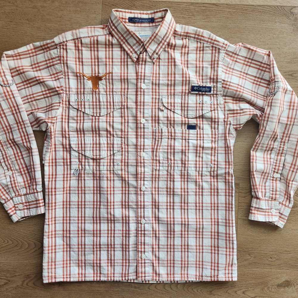 Texas Longhorns Long Sleeve Utility Shirt-Small